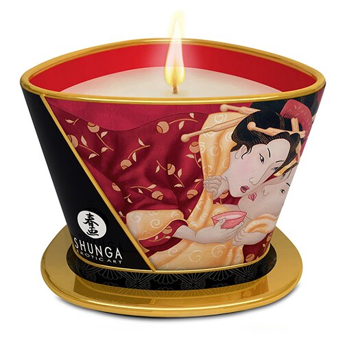 Shunga Masažna sveča - Strawberry, 170 ml Cene