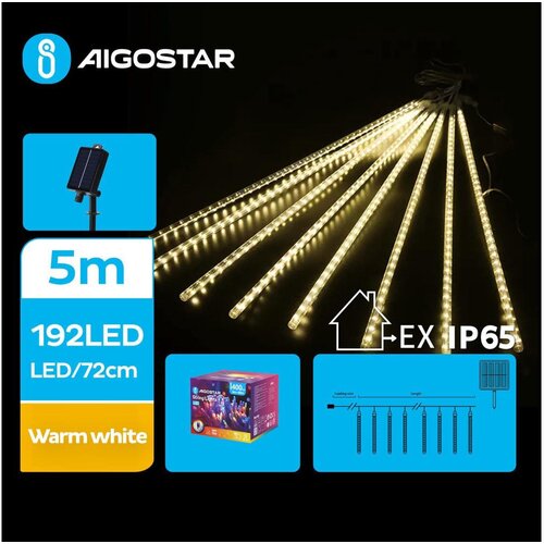 Aigostar LED solarni božićni niz 192xLED/8m IP65 topla bela Cene