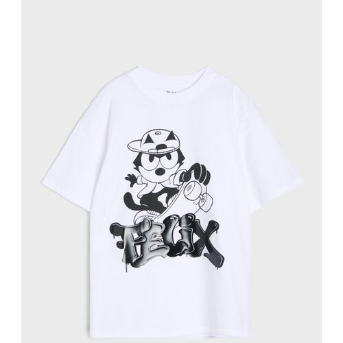 Sinsay Pamučna oversize majica s printom Felix the Cat Cijene