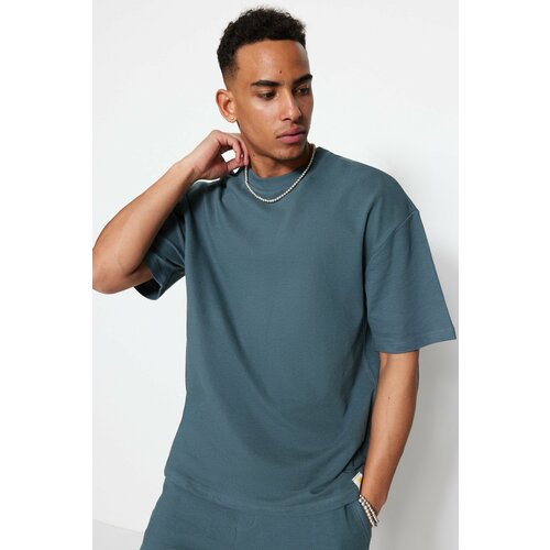 Trendyol T-Shirt - Blue - Relaxed fit Cene