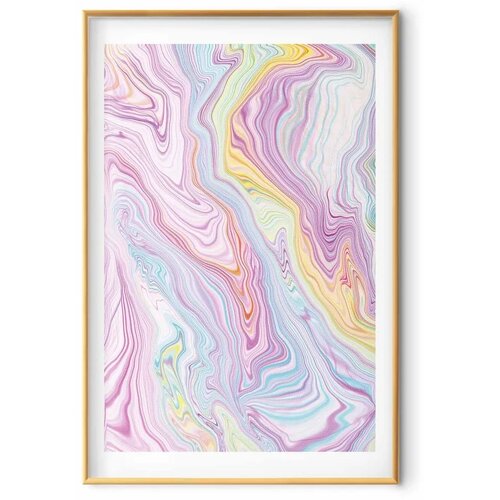  Plakat Colorful Dream - abstract shapes in pastel shades 29.7x42 Cijene