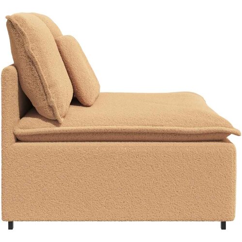  Modularni kauč s jastucima bež boje 100 cm Slike