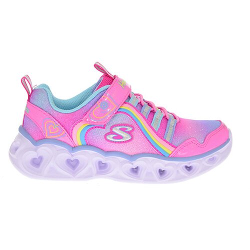 Skechers Superge neonsko modra / neonsko rumena / roza / srebrna Slike