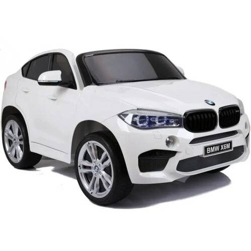 Dečiji auto na akumulator - BMW X6 M Dvosed Beli - Licencirani Model Slike