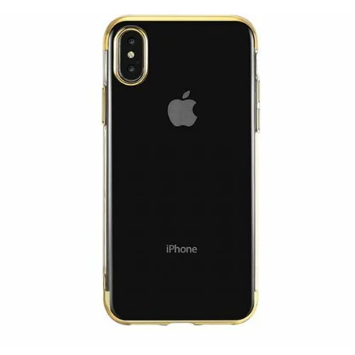 Nillkin Elegance tanek silikonski ovitek za iPhone 11 Pro - prozoren z zlatim robom