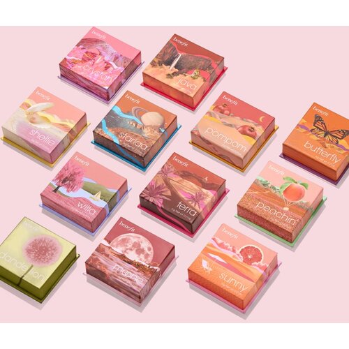 Benefit Sunny WANDERful World pudrasto rdečilo odtenek Warm coral 6 g Slike