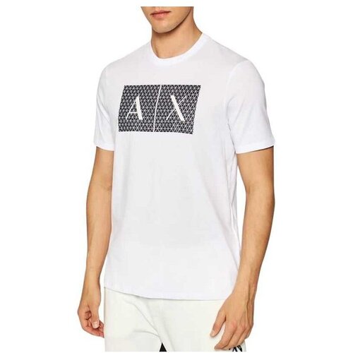 Armani Exchange bela pamučna mu&scaron;ka majica Cene