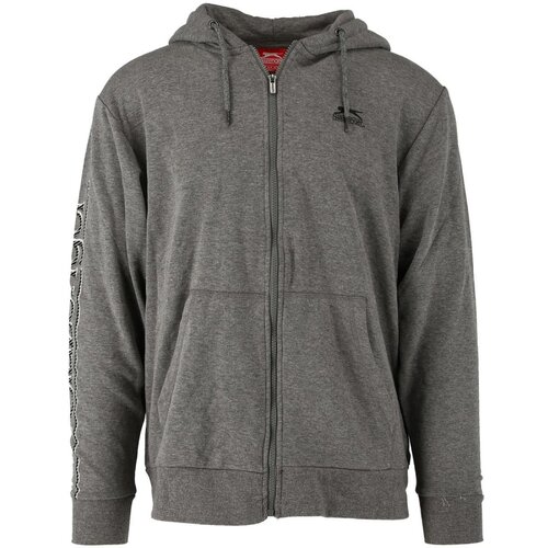 Slazenger Muški duks Zip Hoody tamosivi Slike