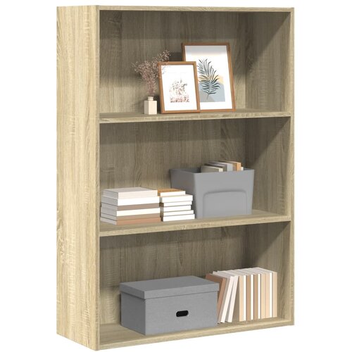  Regal za knjige boja hrasta 80x30x114 cm od konstruiranog drva Cene