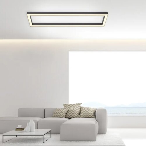  led plafonska svetiljka pure lines square grafit cct dimabilna paul neuhaus Cene