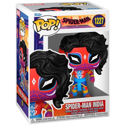 Funko pop! VINYL: Spider -Man: Čez Spider -Verse - Spider -Man India - Pavitr Prabhakar - Spiderman v Spiderverse 2 - Zbirka vinil figura - Ideja za darilo - Uradno blago, (20839752) Slike