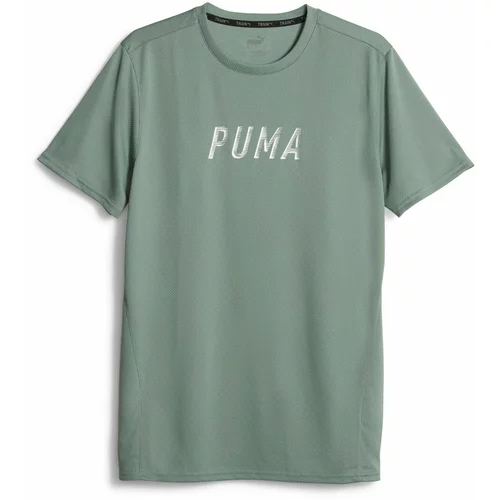 Puma Funkcionalna majica pastelno zelena / bela