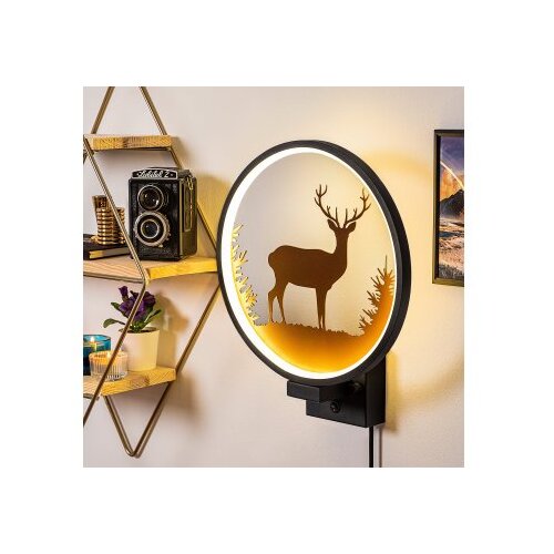 Opviq XMAS23 Zidna lampa, crna Cene