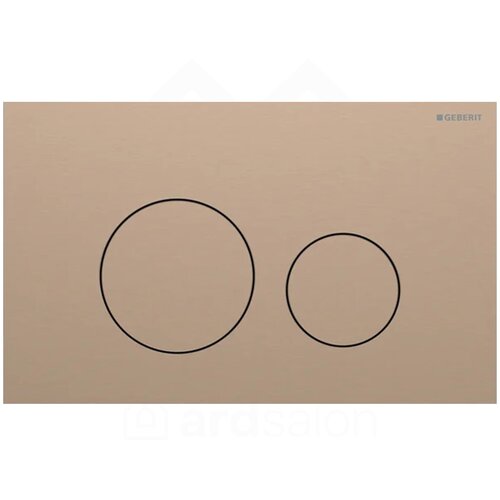 Geberit Sigma40 round tipka za dvokoličinsku tehniku ispiranja brušeno roze zlato easy-to-clean 115.628.QB.1 Cene