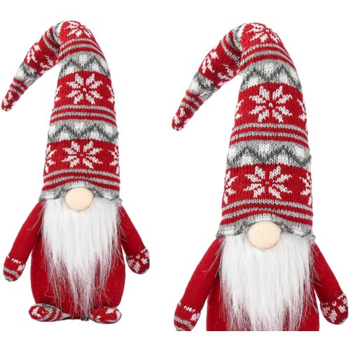 Christmas Dwarf Gray Patterns Red 38cm Cijene