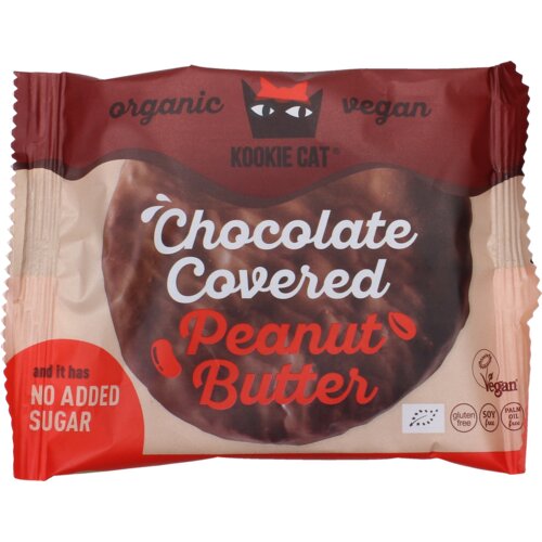 KOOKIE CAT BIO pi&amp;scaron;kot - Chocolate Covered Peanut Butter - 50 g Slike