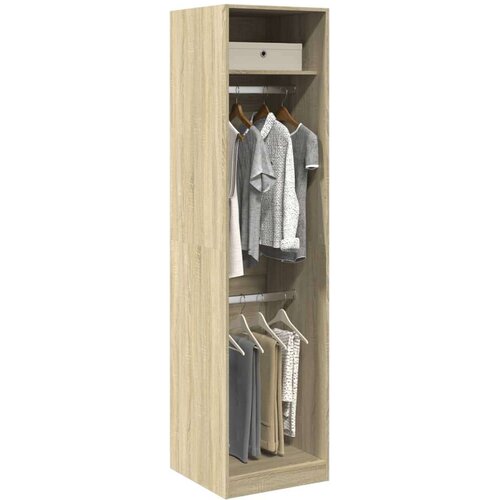 vidaXL Garderobna omara sonoma hrast 50x50x200 cm iverna plo&scaron;ča Cene