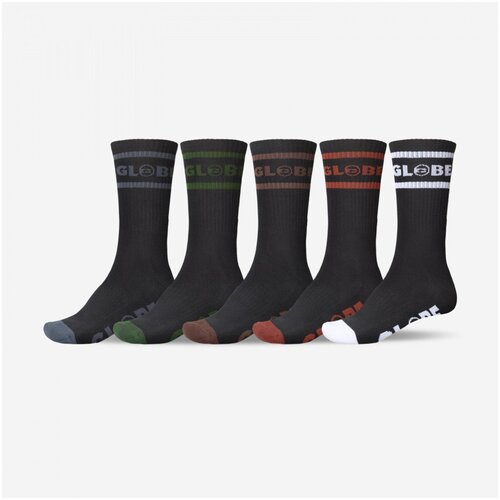 Globe Nogavice Tilt hi crew sock 5 pack Črna Cene