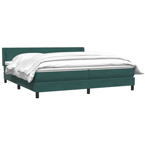  Krevet s oprugama i madracem tamnozeleni 180x220 cm bar&amp;scaron;unasti Slike