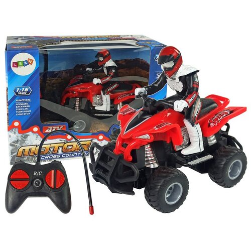 Quad na daljinsko upravljanje 1:16 crveni Cijene