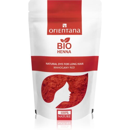 Orientana Bio Henna Long Hair negovalna barva za lase odtenek Mahogany Red 100 g Cene