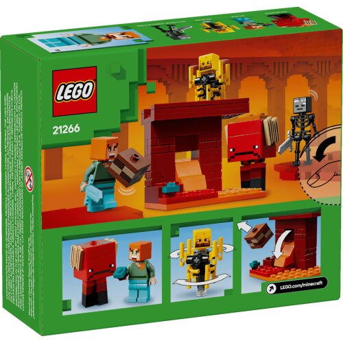Lego MINECRAFT - THE NETHER LAVA BATTLE #21266 Slike