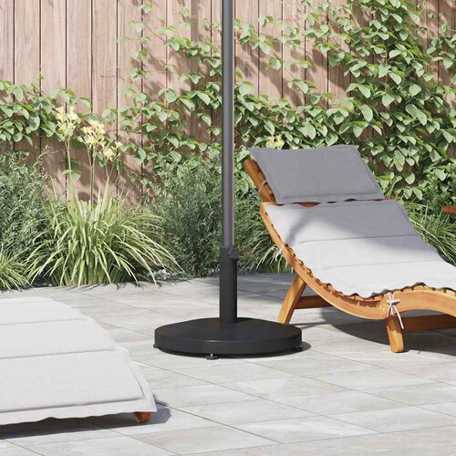 vidaXL Osnove za vanjske suncobrane Crna 48 x 48 x 32 cm Čelik, Beton Cijene