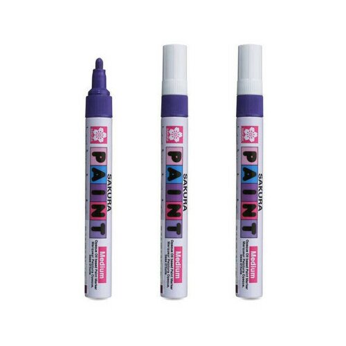 Paint marker, uljani marker, medium, purple, 2.0mm ( 672501 ) Slike