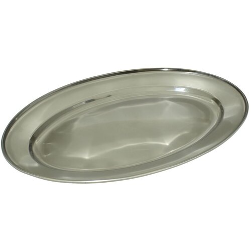 INOX ovalni poslužavnik, 45 cm Slike
