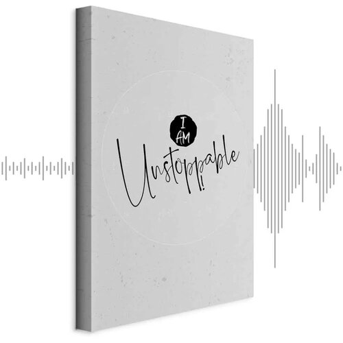  Slika - I Am Unstoppable (1 Part) Vertical 40x60 Akustična Cene