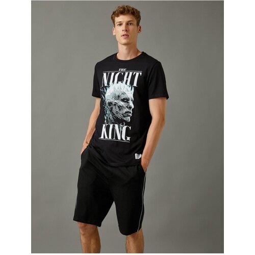 Koton T-Shirt - Black - Regular Slike