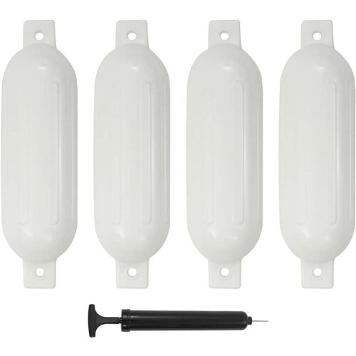 vidaXL Odbojniki za čoln 4 kosi beli 51x14 cm PVC Cene