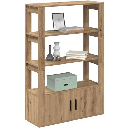 vidaXL Strani šal artisan hrast 30 x 80 x 119.5 cm Konstruiran les Cene