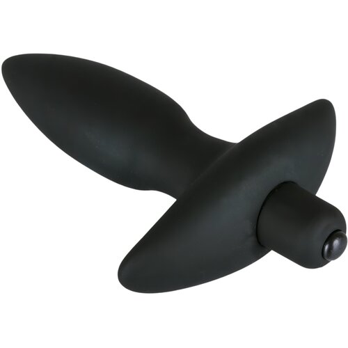 Black Velvets Silicone Vibrating Plug Small Slike