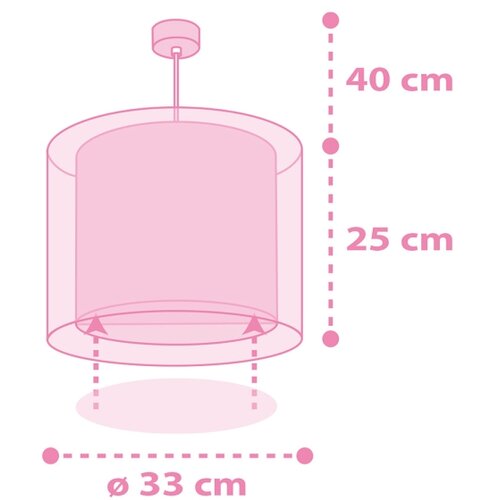 Dalber 41592 - Dečiji luster UNICORNS 1xE27/60W/230V Slike