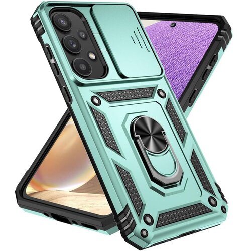  futrola hard protect sa prstenom za samsung A057 galaxy A05s zelena Slike