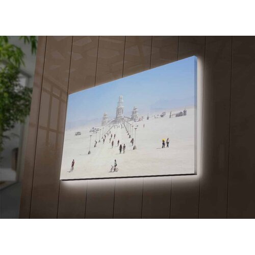 Wallity Zidna slika sa LED osvetljenjem 4570DACTBURN-008, 45x70 cm Cijene