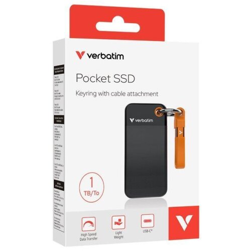 VEBATIM V PocketSSD USB 3.2 1TB Orange (32193) Cene