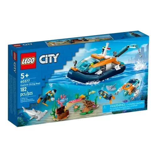 Lego City 60377 Raziskovalni potapljaški čoln