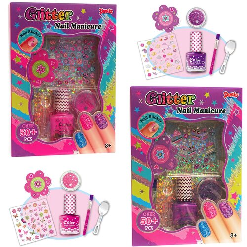 Denis Toys ***Kozmetički set za nokte Glitter 50/1 pakovanje Slike