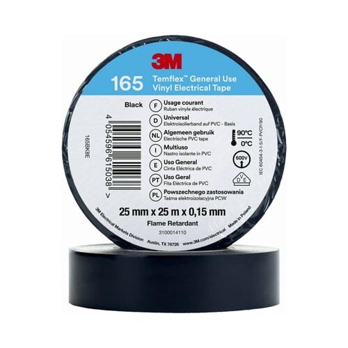 3m Izolirni trak črna - 25 mm x 25 m Cene