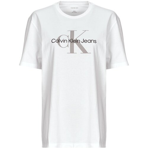 Calvin Klein Jeans SS HERO MONOLOGO TEE 30S Bijela Slike