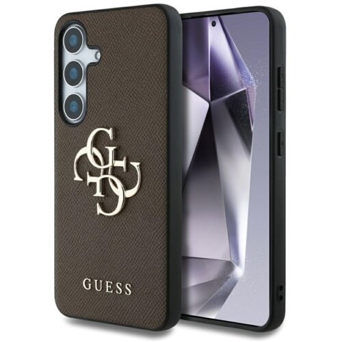 Guess GUHCS25MPGT4MBW ovitek za Samsung Galaxy S25 Plus 5G - Grained - rjav Cene