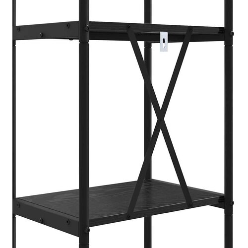  Polica Crni hrast 40 x 30 x 146 cm Konstruirano drvo Slike