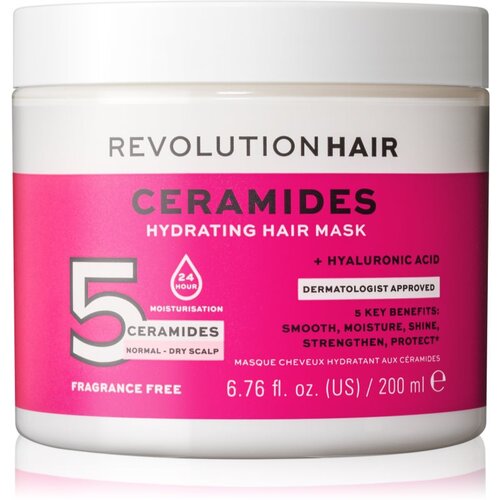 Revolution Haircare 5 Ceramides + Hyaluronic Acid hidratantna maska za kosu s ceramidima 200 ml Cijene