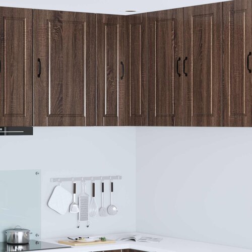  Zidni kutni ormar PORTO Smeđi hrast 57 x 57 x 80 cm Cene