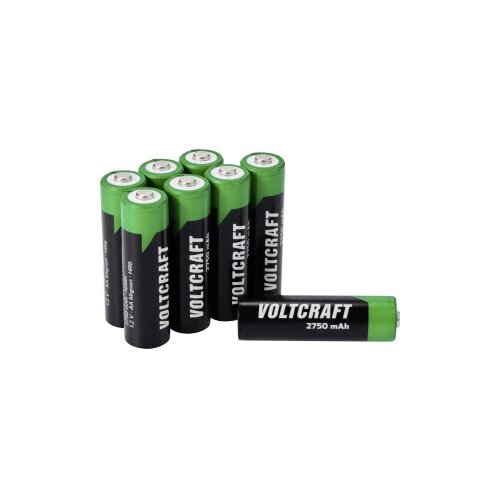 Voltcraft VC-16044360 mignon (AA) akumulator NiMH 2750 mAh 1.2 V 8 St. Slike