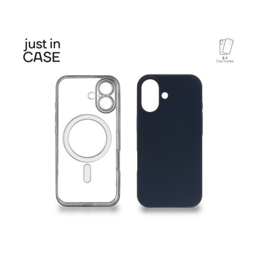 Just In Case 2u1 Extra case MAG MIX PLUS paket maski za telefon za iPhone 17 CRNI ( MAGPL121BK ) Slike