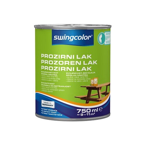 SWINGCOLOR Prozorni lak (svilenkasto mat; 750 ml) Slike
