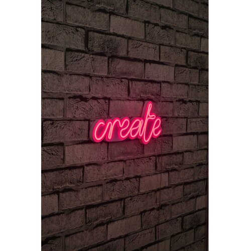 Wallity Zidna LED dekoracija Create, 375 cm, IP67, 12V, 600 lm, Roze Slike
